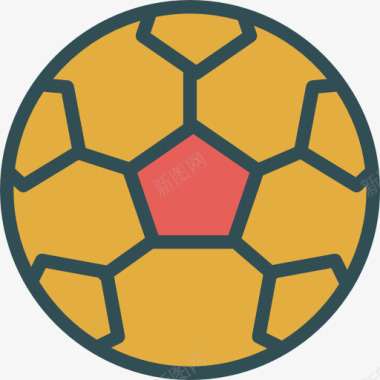 运动人物足球图标图标