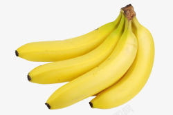 一把香蕉摄影素材