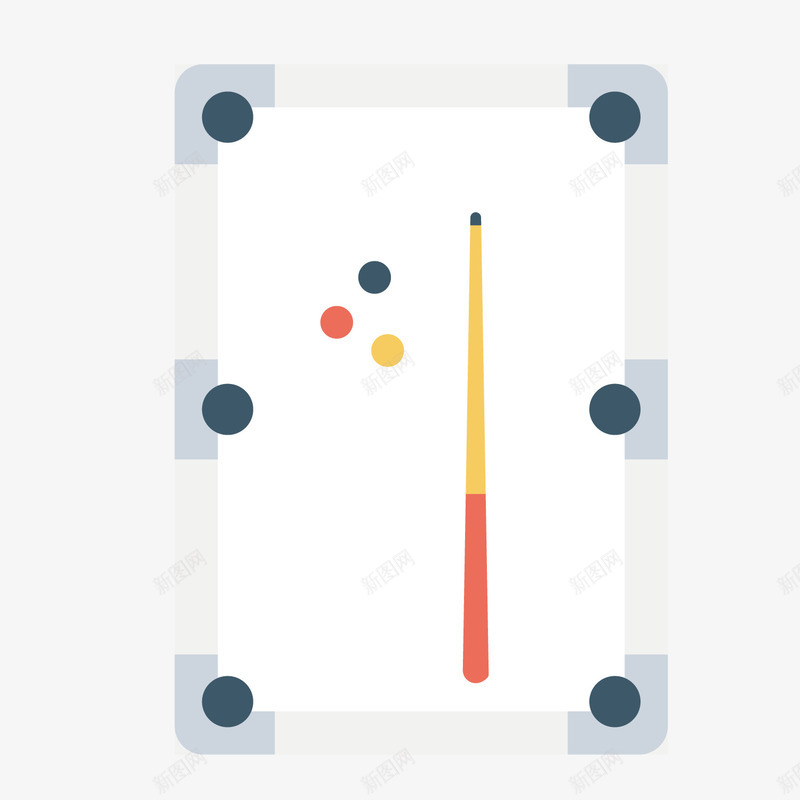 台球运动卡通插画矢量图ai免抠素材_88icon https://88icon.com 卡通插画 台球 彩色 得分 方形 比赛 球杆 矢量图