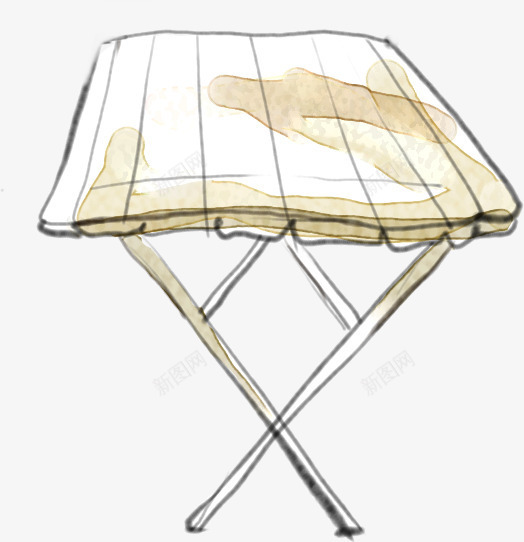 手绘桌子咖啡海报png免抠素材_88icon https://88icon.com 咖啡 桌子 海报