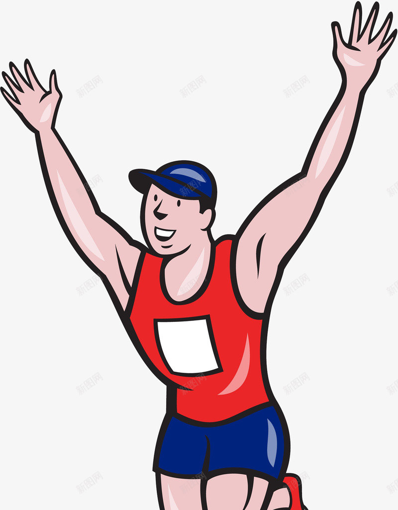 男人跑马拉松胜利插画png免抠素材_88icon https://88icon.com 愉悦 成功 手 比赛 男人跑马拉松胜利插画 胜利 运动 运动员 马拉松