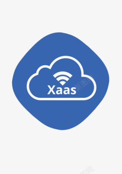 什么任何服务服务XaaS标志素材