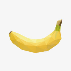 黄色香蕉矢量图素材