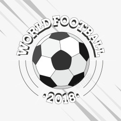 飞舞的足球世界杯海报矢量图素材