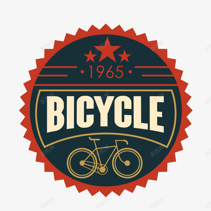 卡通圆形的自行车比赛贴纸矢量图ai免抠素材_88icon https://88icon.com 圆形 比赛标签 自行车 贴纸设计 矢量图