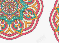 古典花纹花纹插画背景素材