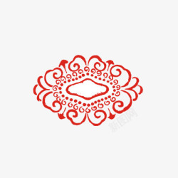 中国风喜庆镂空纹理装饰素材