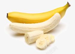 新鲜的香蕉水果素材