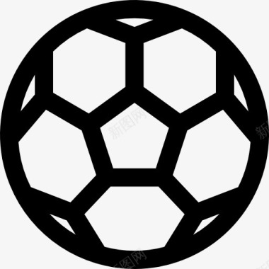 热汽球足球图标图标