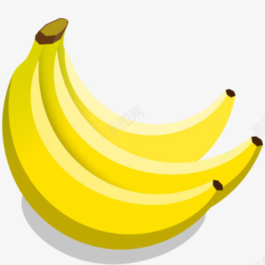 焦炸油条香焦香蕉蔬菜图标图标