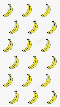 香蕉背景素材