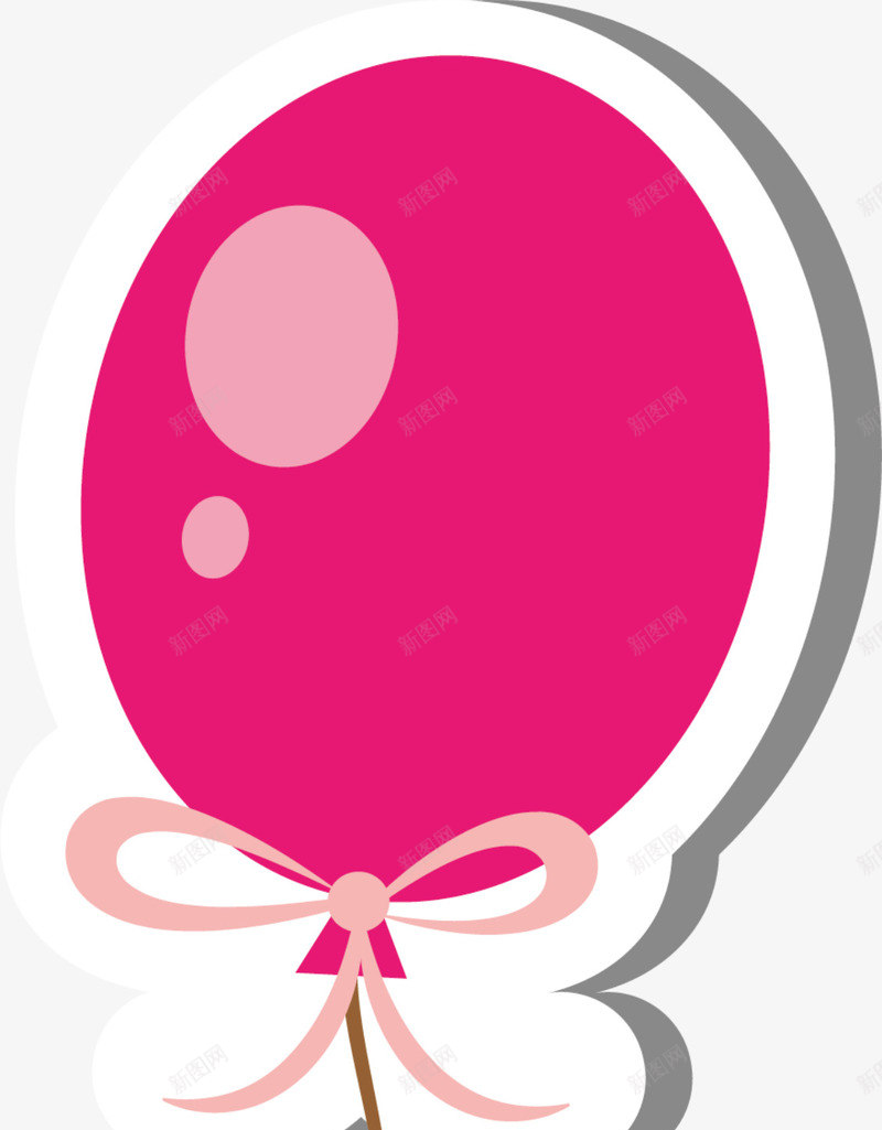 儿童节红色气球贴纸png免抠素材_88icon https://88icon.com 一个气球 儿童节 升空气球 气球贴纸 童趣 红色气球
