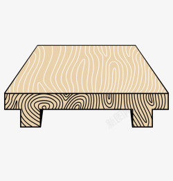 木头纹理桌子素材