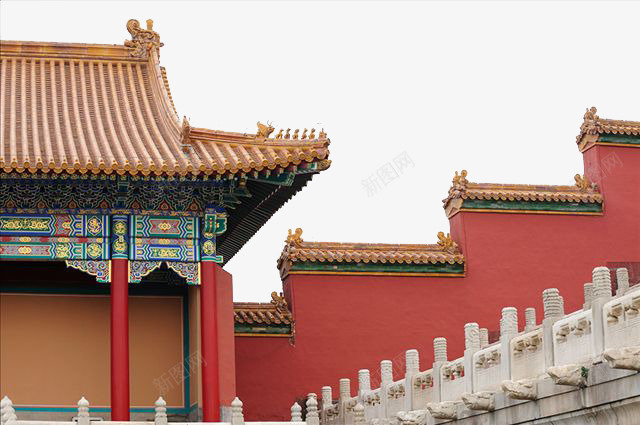 红色阶梯式的屋檐角png免抠素材_88icon https://88icon.com 中国 建筑物 房子 檐角 红色 装饰 设计 阶梯式