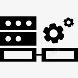 计算机配置服务器连接设置界面符号图标高清图片