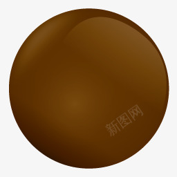 球巧克力球图标图标