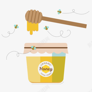 枇杷蜂蜜蜂蜜图标图标