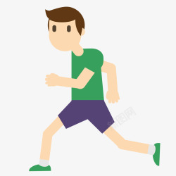 马拉松比赛男生手绘马拉松跑步男生矢量图高清图片