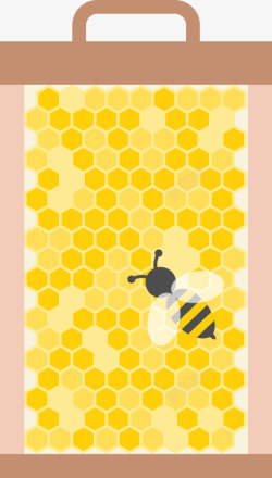 蜂蜜蜜蜂装饰元素素材