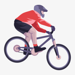 骑行运动员自行车大赛比赛运动员人物插画高清图片