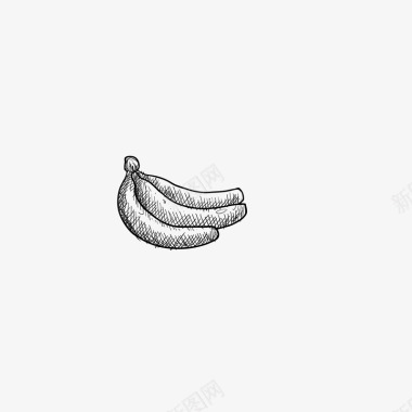 平安果香蕉矢量图图标图标