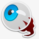 眼球怪异的贴纸png免抠素材_88icon https://88icon.com eyeball 眼球