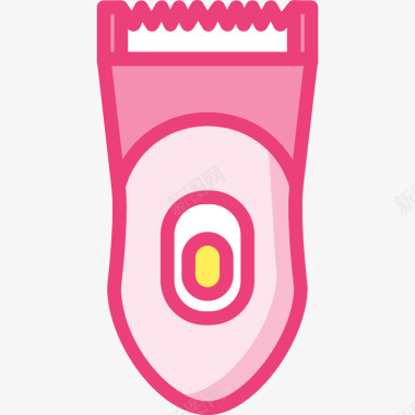 粉色口袋粉色手绘理发器元素矢量图图标图标
