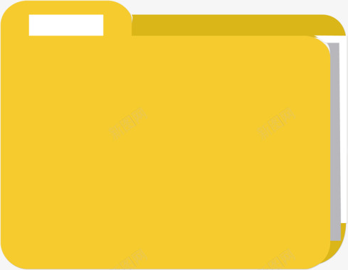 福字黄色图案黄色文件夹标图标图标