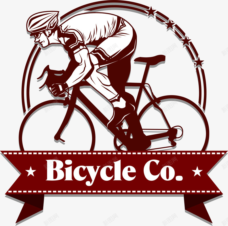 自行车骑行标签png免抠素材_88icon https://88icon.com 健身 比赛 自行车 运动会 骑行