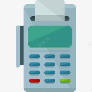 信用卡盗用服务点图标图标