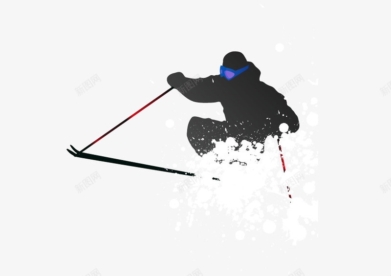 冰天雪地滑雪png免抠素材_88icon https://88icon.com 免费素材 冰天雪地 冰山雪地 模型 滑雪 滑雪比赛 雪地