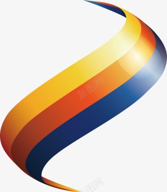 彩带户外运动logo图标图标