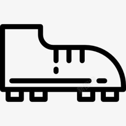 运动和比赛鞋足球靴图标高清图片