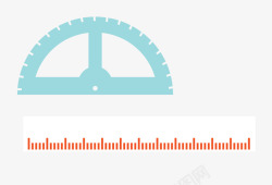 直尺扇形尺素材