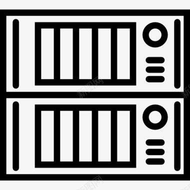 磁盘存储服务器图标图标