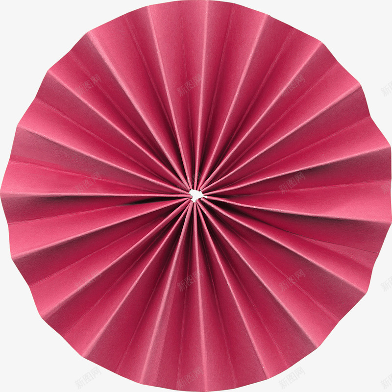 红色创意折纸圆png免抠素材_88icon https://88icon.com 创意折纸圆 折纸圆 红色折纸圆