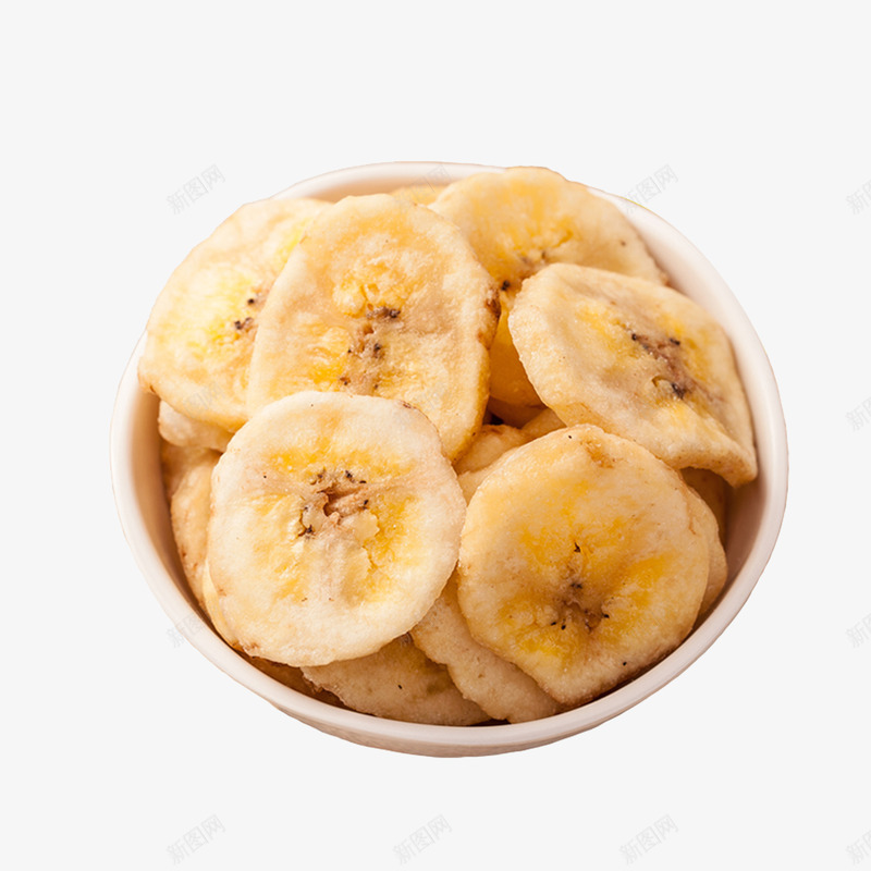 一碗美味的香蕉片png免抠素材_88icon https://88icon.com 五谷杂粮 小吃设计 果碟 果蔬脆片 水果片 脆片 陶瓷碗 食物设计