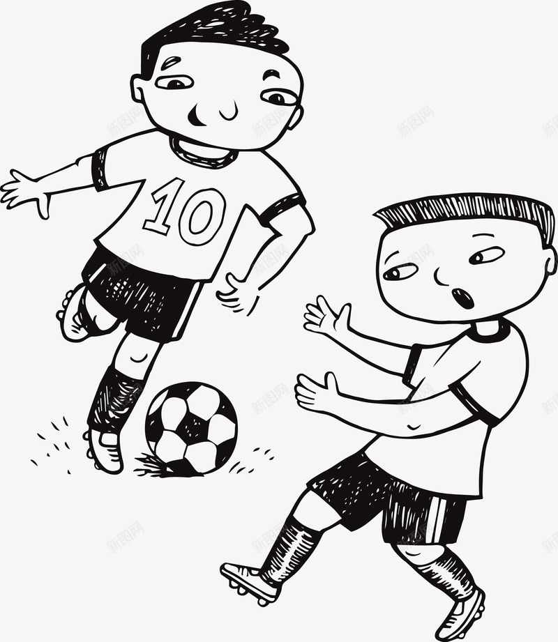 小朋友踢足球png免抠素材_88icon https://88icon.com 体育 小朋友踢足球 踢球的小朋友 运动