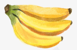 装饰手绘香蕉水果元素素材