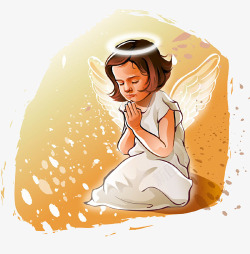 小天使的祈祷素材