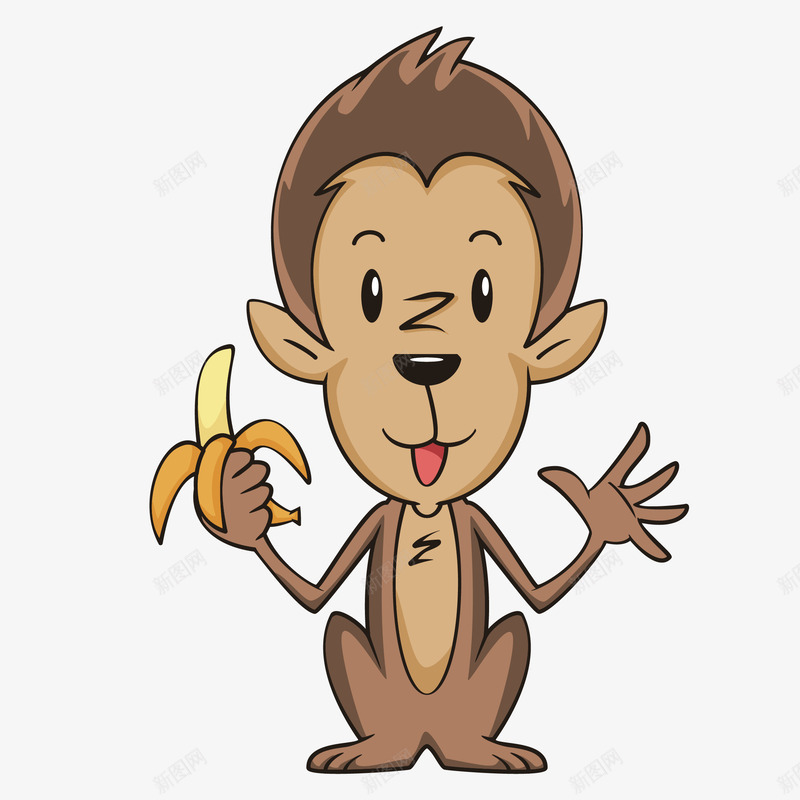手绘卡通猴子吃香蕉png免抠素材_88icon https://88icon.com 卡通 吃香蕉 手绘 手绘卡通猴子吃香蕉 猴子 香蕉