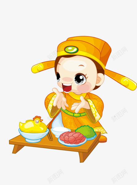 卡通古代人物png免抠素材_88icon https://88icon.com 卡通 古代 桌子 食物