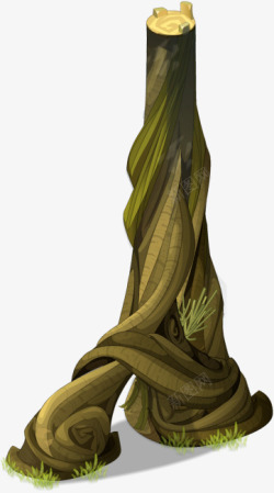 木头根木桩素材