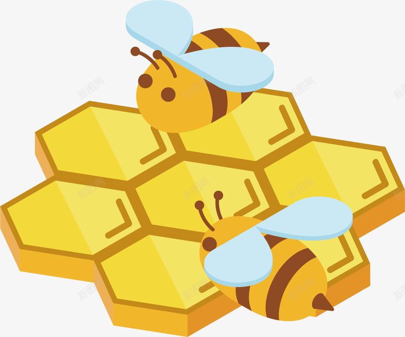 金色蜂蜜png免抠素材_88icon https://88icon.com 动物 卡通 手绘 昆虫 蜂蜜 蜜蜂 酿造