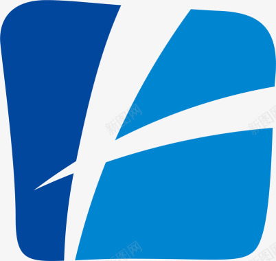 户外蓝色的户外运动logo图标图标