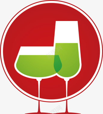 太白酒logo酒杯白酒logo矢量图图标图标