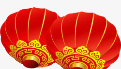 新春春节节庆装饰红灯笼喜庆素材
