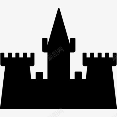 吸血鬼城堡城堡图标图标