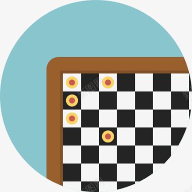 古人下棋棋盘图标图标