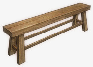 中国风木头板凳素材